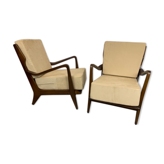 Pair of armchairs by Gio Ponti for Cassina mod. 516