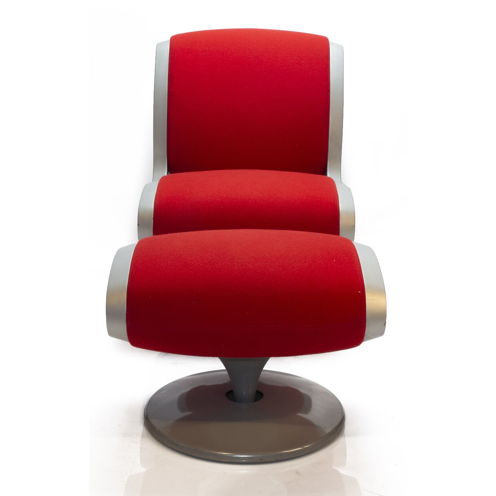 Gluon chair et ottoman par Marc Newson, édition Moroso Italy