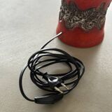 Unique West Germany ceramic lamp by Bhöhr