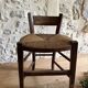 Old wooden country chair.