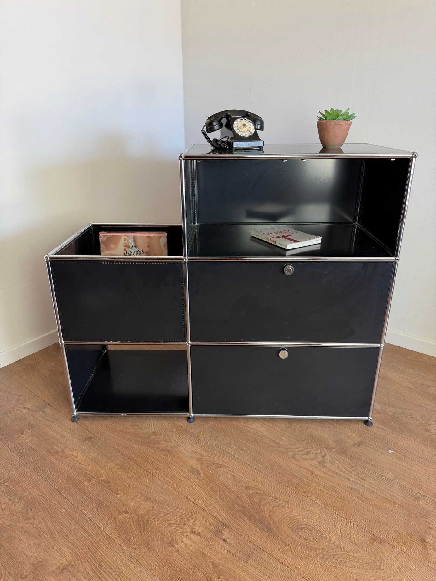 Meuble modulable USM Haller noir
