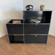 Meuble modulable USM Haller noir