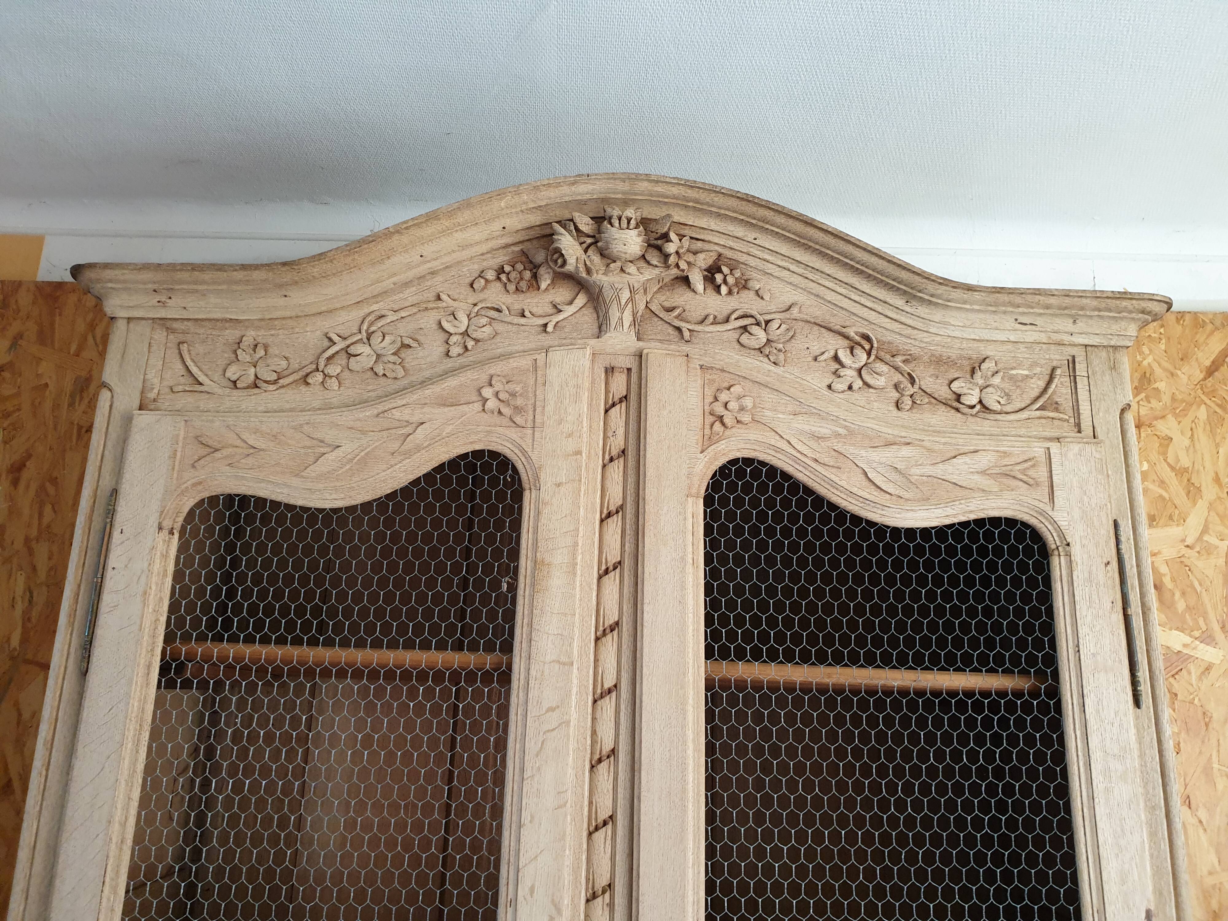 Louis XV style wardrobe washed