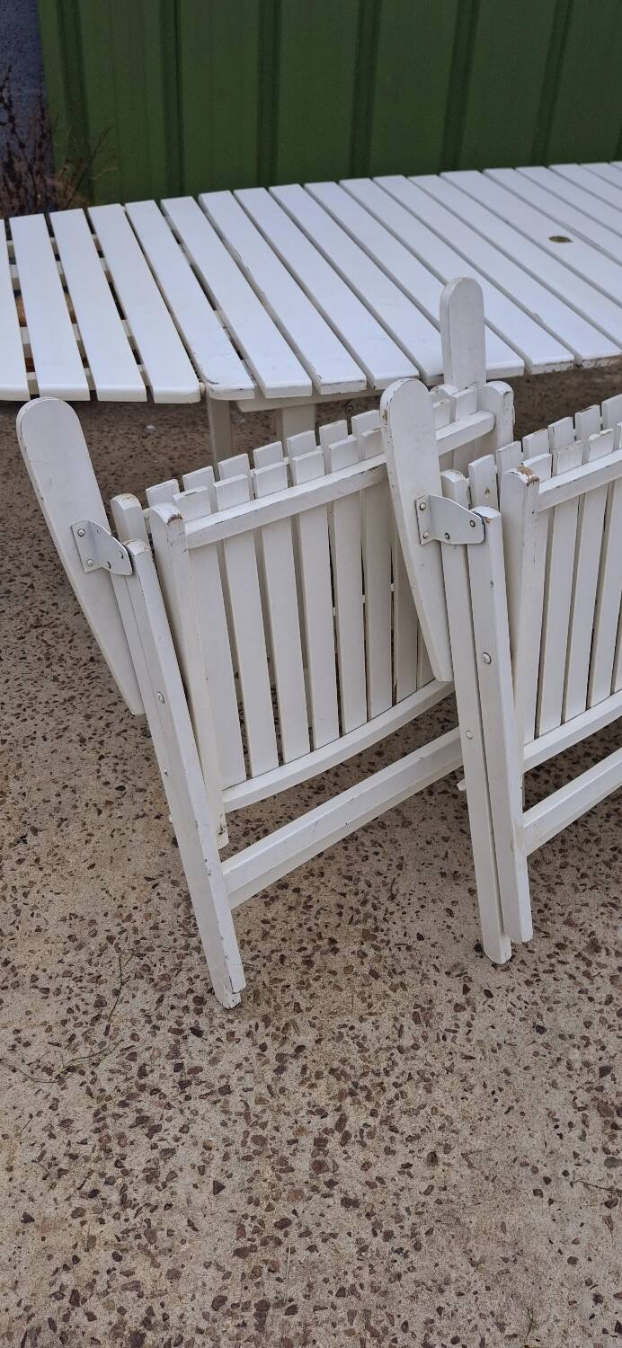 Antique garden furniture