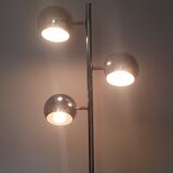 Vintage floor lamp with 3 globes