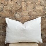 Handmade cushion cover in Berber wool: Moroccan Kilim cushion