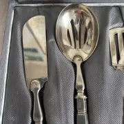 Box set for petits fours silverware Maison Ercuis