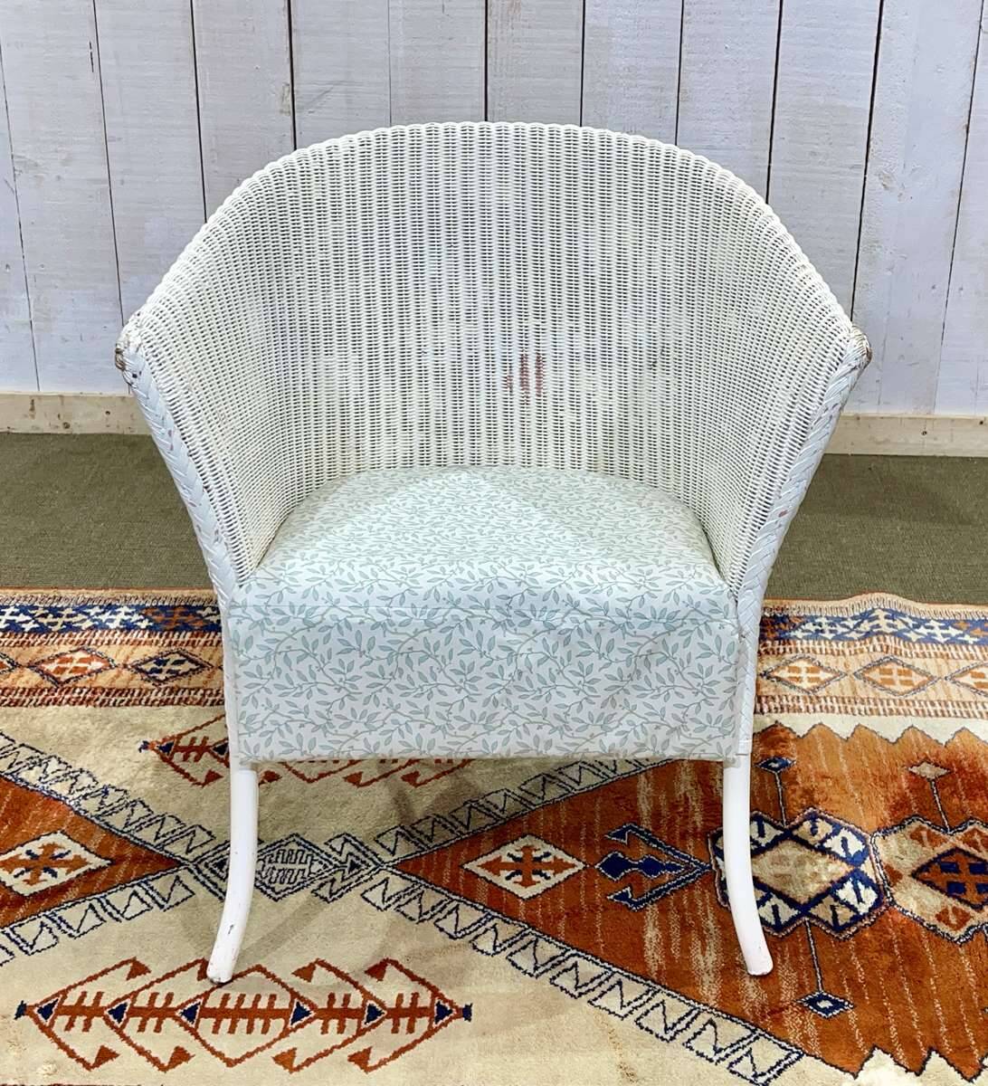 1950s Lloyd Loom armchair