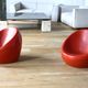 Pair of "space age" armchairs, fibreglass, 1960s