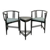 Ernest Archibald Taylor Coppia Poltroncine E Tavolino Triangle design