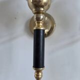 Pair of torch wall lights, 50-60