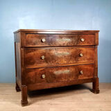 Empire chest of drawers in walnut XIXth century circa 1810