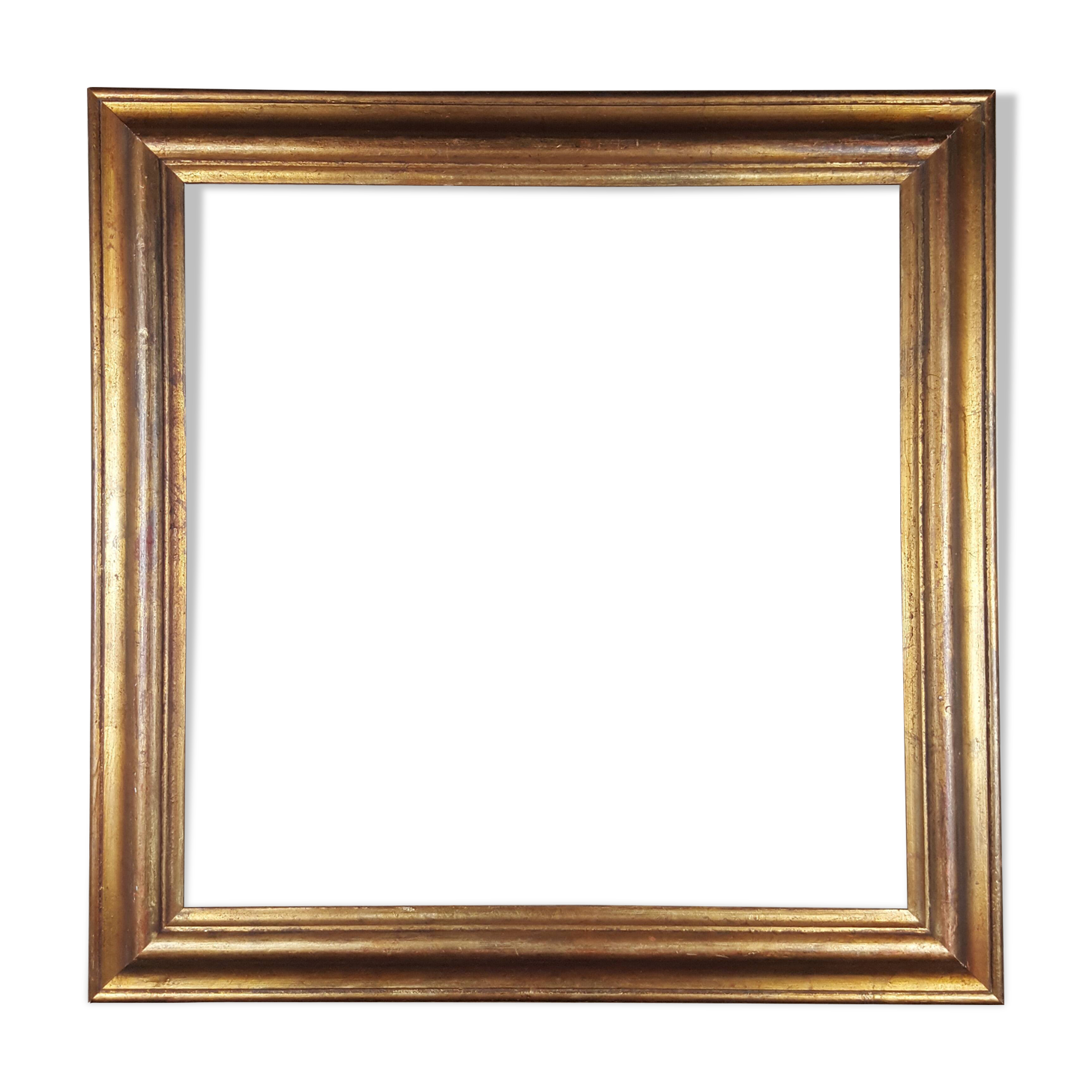 Old frame format 55 / 56 cm x 54 / 55 cm golden table painting gilding