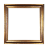 Old frame format 55 / 56 cm x 54 / 55 cm golden table painting gilding