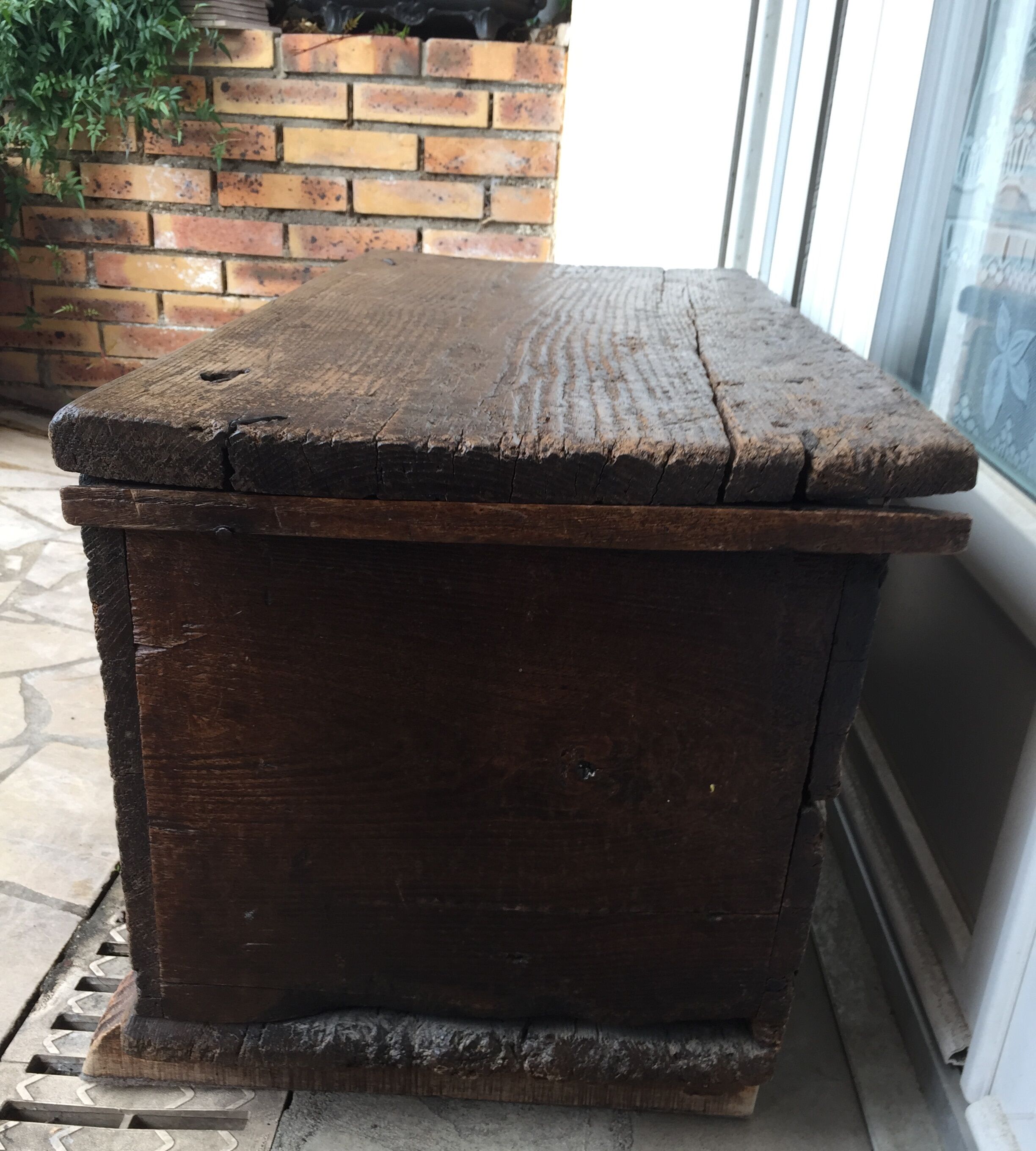 Old wooden chest