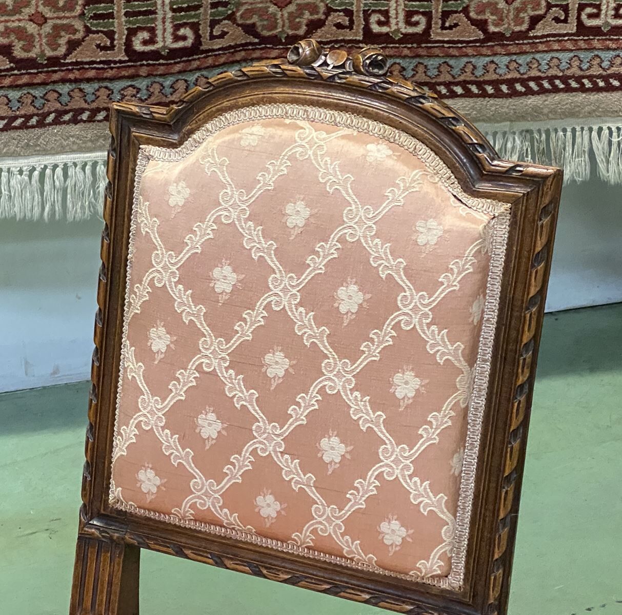 Pair of Louis XVI chairs early 20th in ground beech