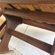 Table bistrot Vintage en bois avec rallonge