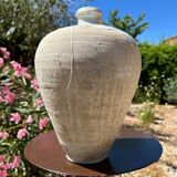 Terracotta pottery jug