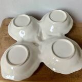 Large vintage barbotine aperitif serving dish