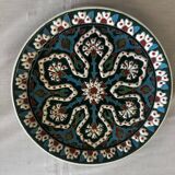 Kuthaya Decorative Plate Turkish Ceramic Handmade Diameter 23 cm