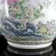 Important Chinese cache-pot with naturalistic floral and animal decoration – 20th century