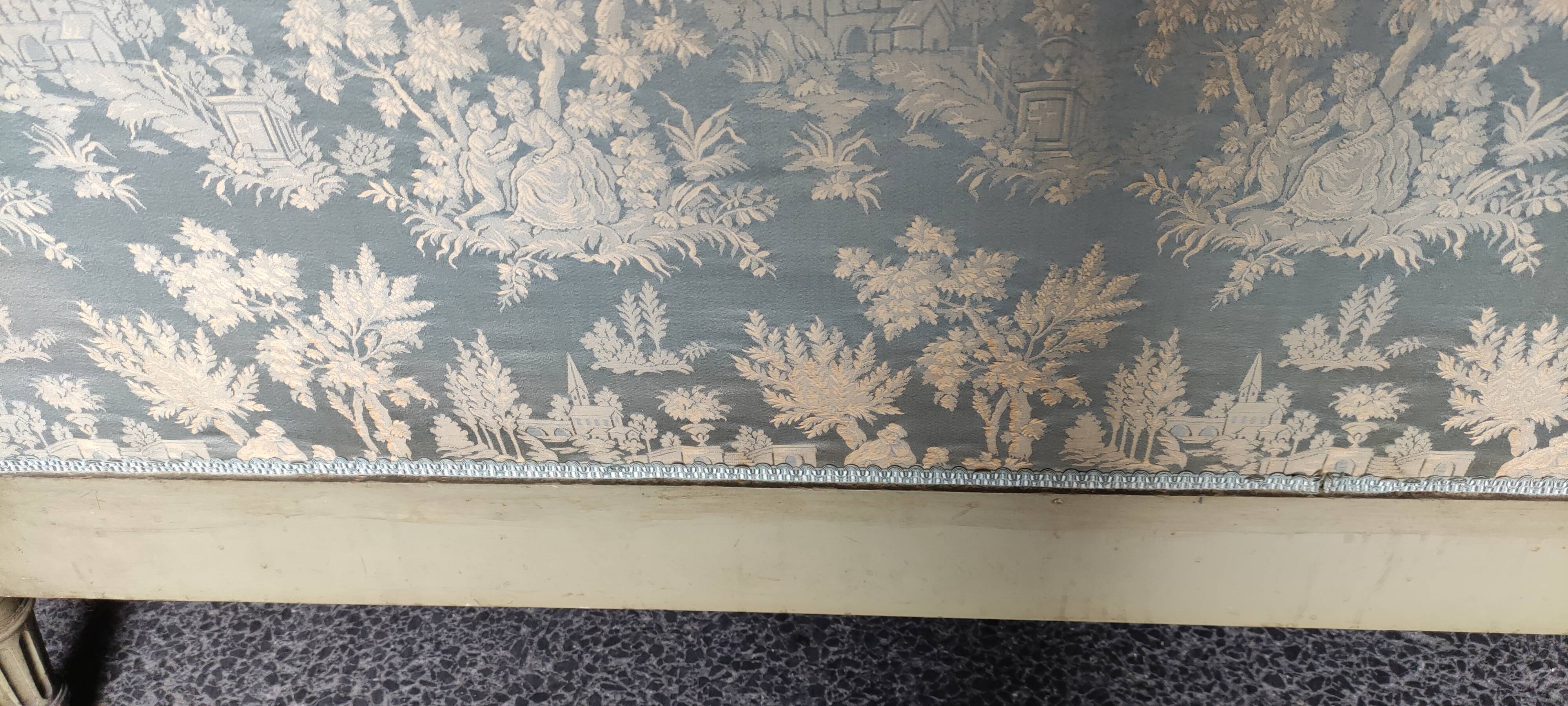 Bed patina style Louis xv, 140x190 cm, year 30