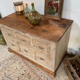 Trade furniture, workshop with large drawers