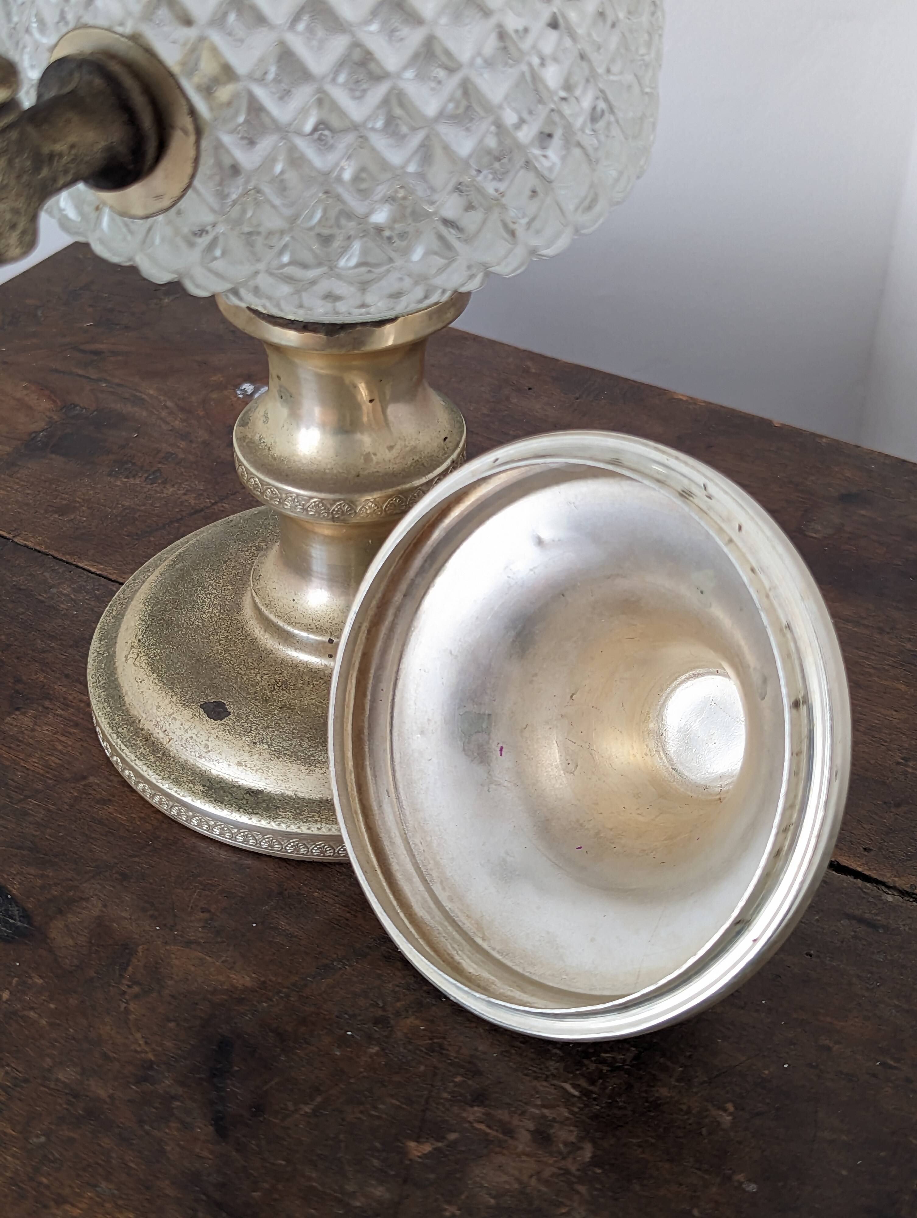 Crystal liqueur/absinthe fountain