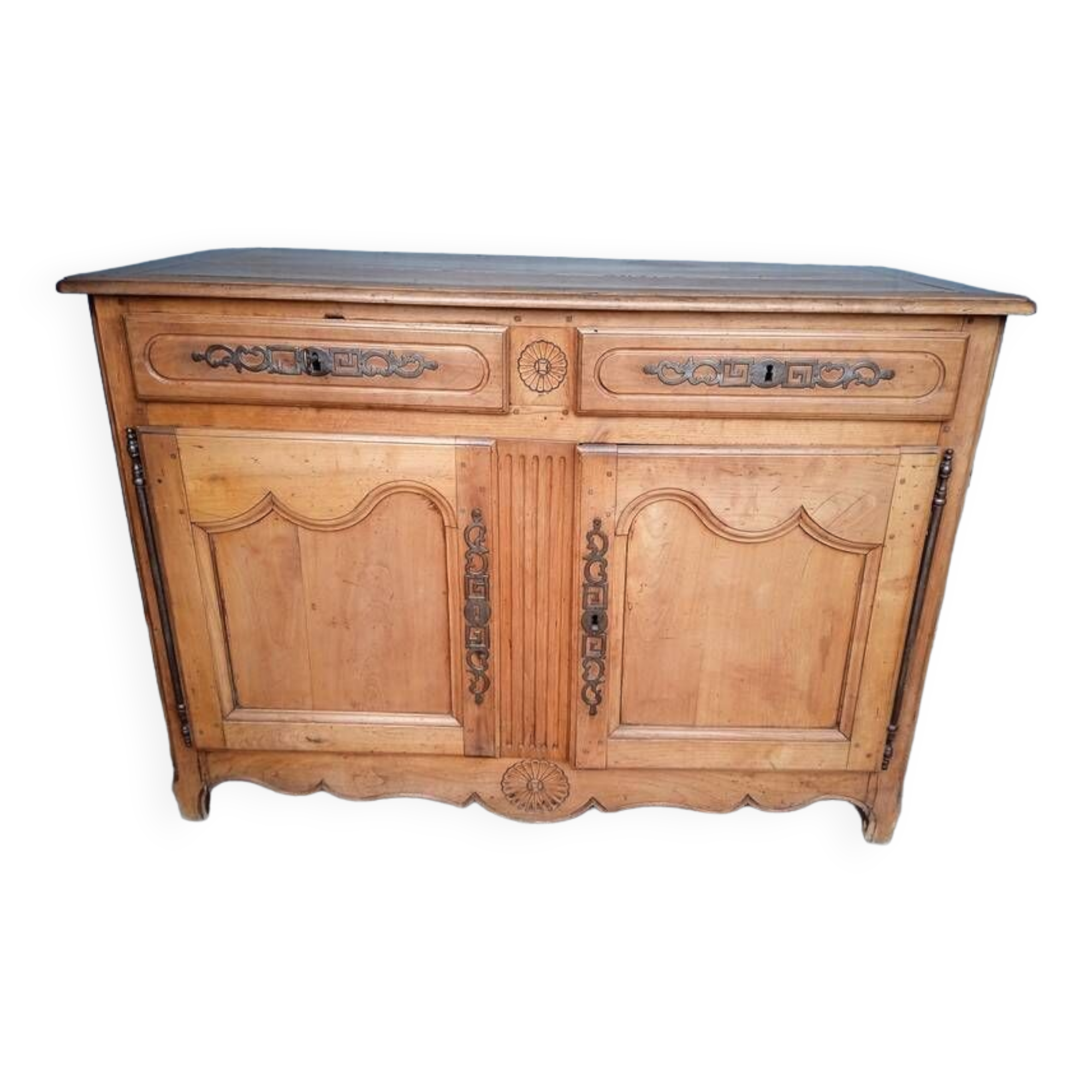 Regional buffet from the 18th century in blond cherry