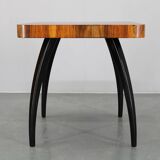 1940 Jindrich Halabala "Spider" Coffee Table in Walnut Finish, Czechoslovak
