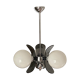 Lustre « spoutnik » 1970 opaline et plexiglass
