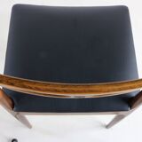 Sixties Danish design rosewood dining chairs by cabinetmaker Johannes Ander