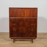 Commode à tiroirs en teck du milieu du siècle, Danemark, années 1960