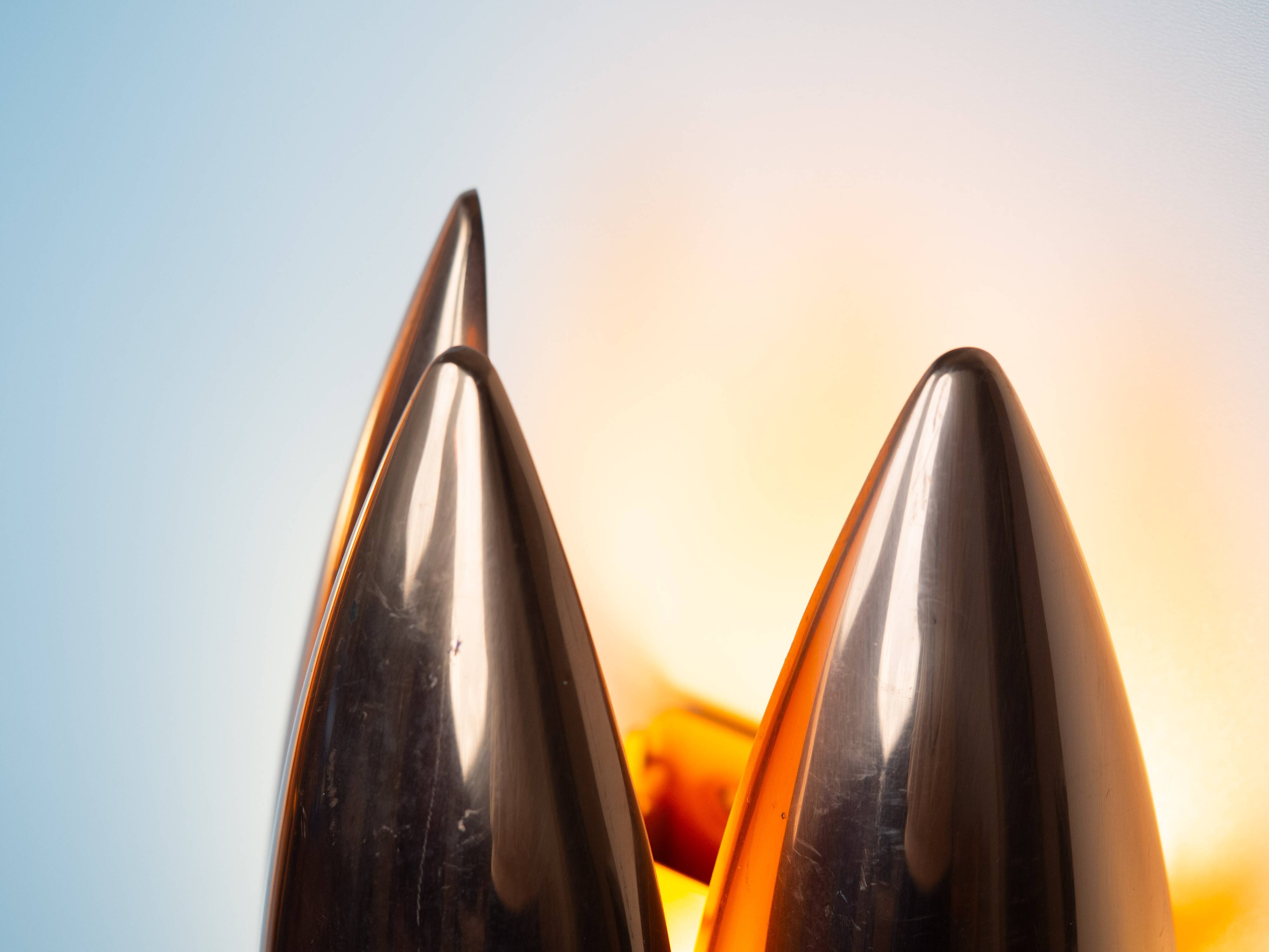 Pair of 2 Danish vintage wall lamps Kastor by Jo Hammerborg, Fog og Morup