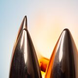 Pair of 2 Danish vintage wall lamps Kastor by Jo Hammerborg, Fog og Morup