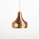 Swedish metal and glass pendant lamp, 1960s/70s