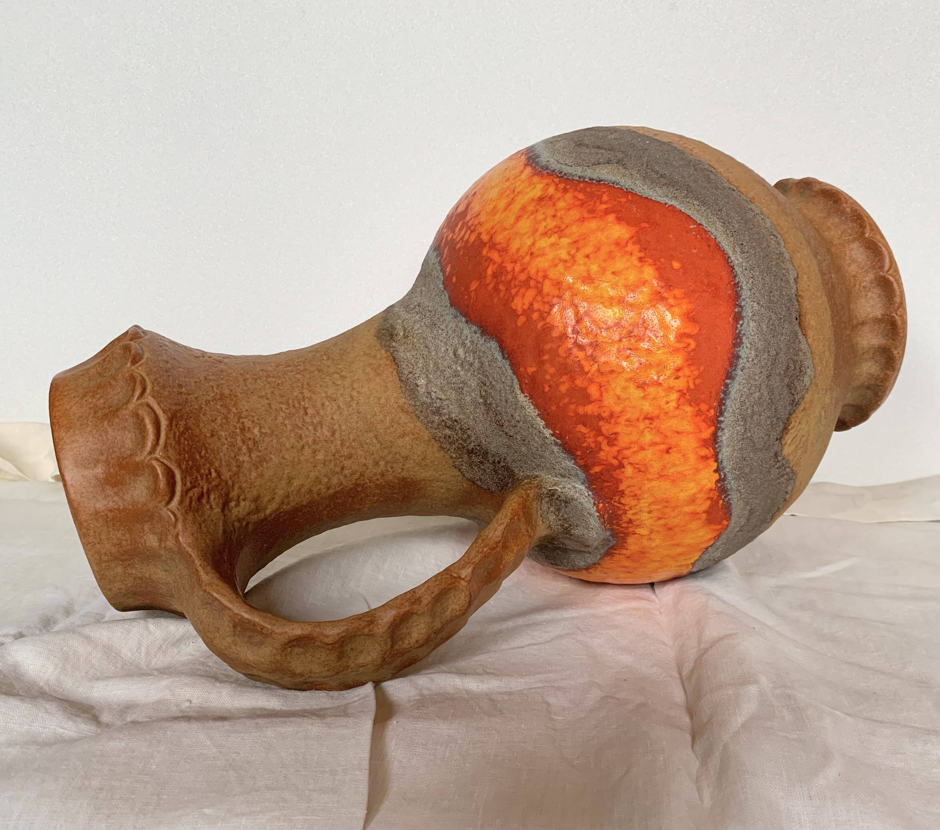 Large Fat Lava ceramic floor vase - West Germany - Dümler & Breiden 1006/50