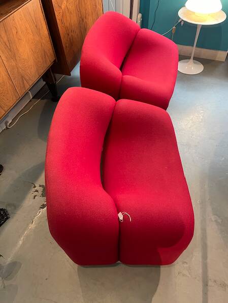 Pair of Groovy armchairs - Pierre Paulin