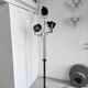 Lampadaire par Brusasco et Torletta mod P433 pour Luci Milano, modernisme italien.