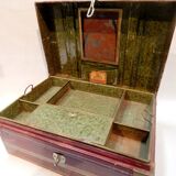 Original Patina Metal Vanity Trunk