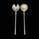 Zinc salad servers
