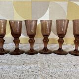 Old blown glasses from La Rochere