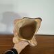 Vintage Vallauris Ceramic Vase Grandjean Jourdan Faux Wood