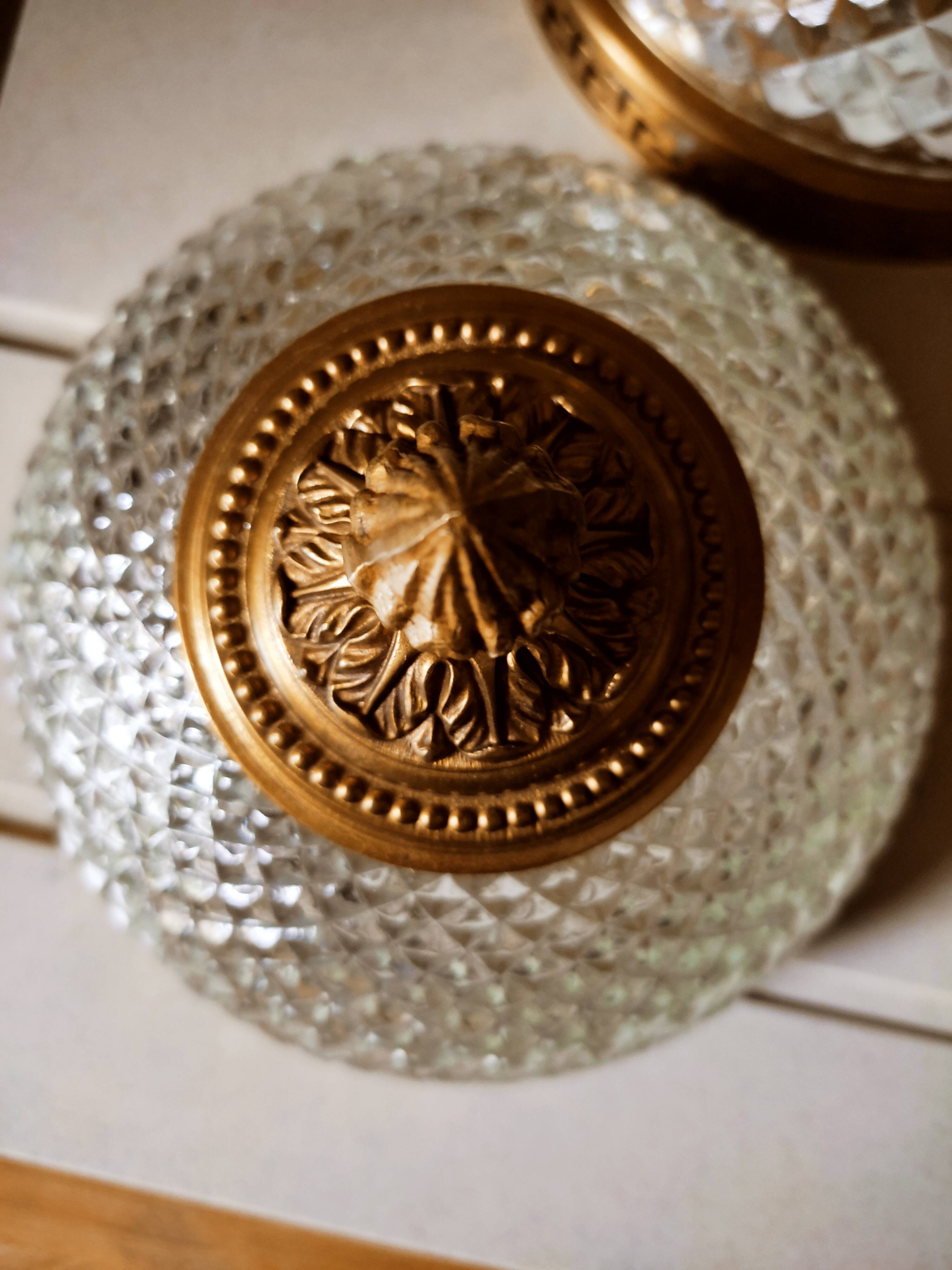 Bohemian ceiling lamp diamond spikes