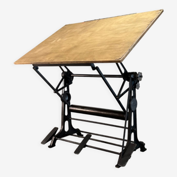 Oza la ozalid architect's drawing table circa 1950