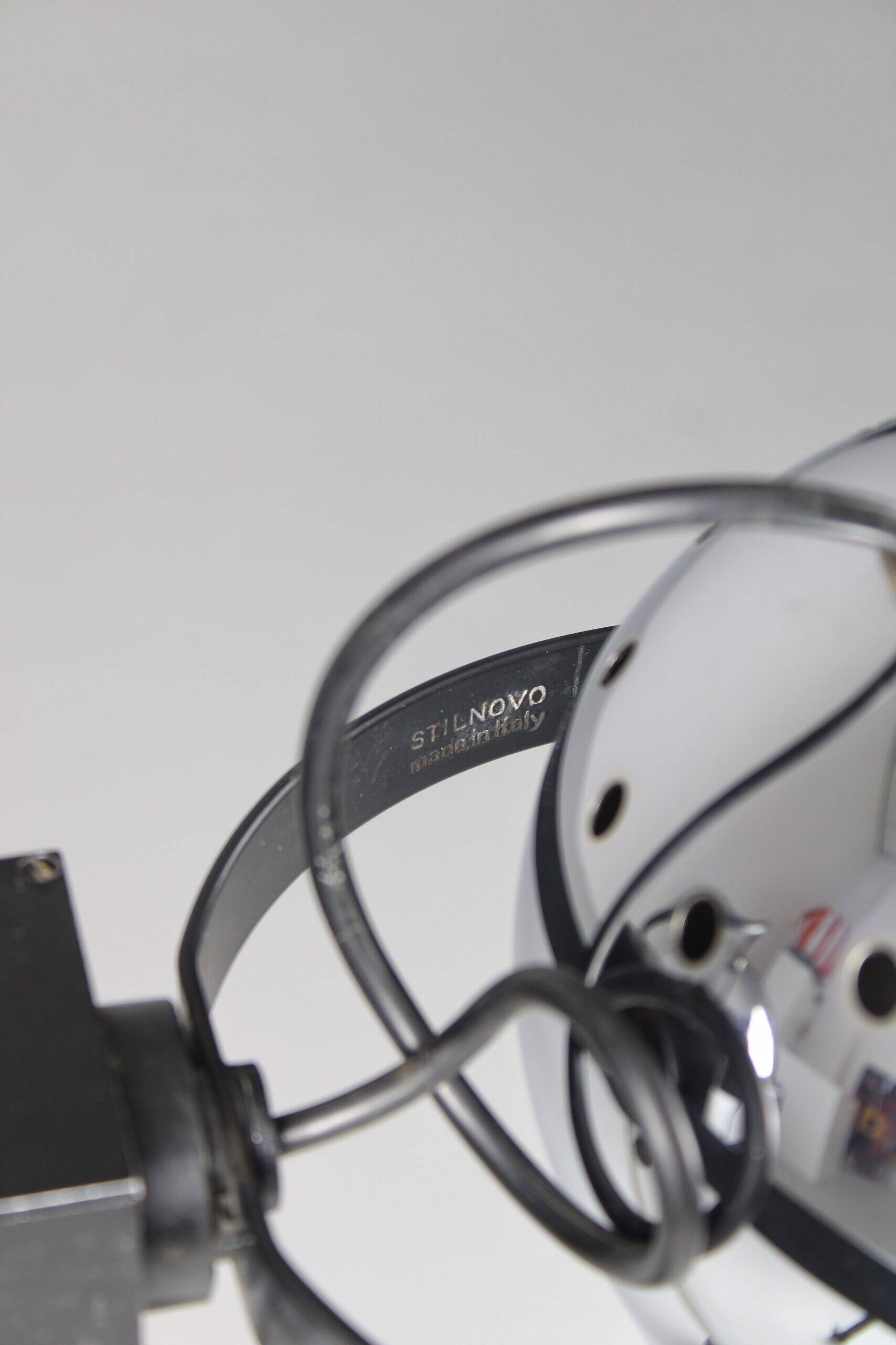 Lampe de table Trepiù argentée par Gae Aulenti & Livio Castiglioni pour Stilnovo, 1971