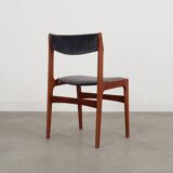 Ensemble de six chaises en teck, design danois, années 1960, production : Danemark