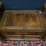 Walnut chest bench