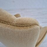 1970s, Danish highback armchair, original condition, furniture velour.