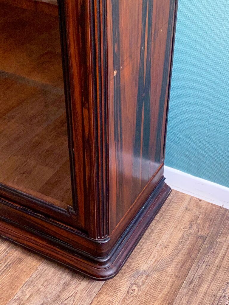 Macassar Ebony Art Deco showcase